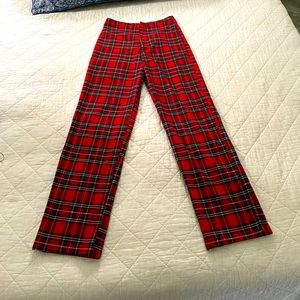 Plaid pants